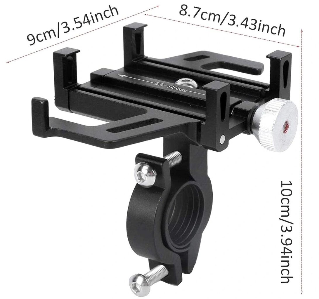 Spēcīgs velosipēda telefona turētājs uz velosipēda stūres цена и информация | Velo rokturi | 220.lv