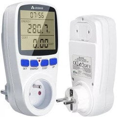 Wattmeter - energy consumption meter цена и информация | Механические инструменты | 220.lv