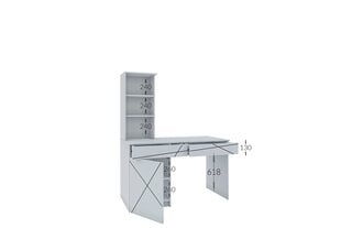 Datorgalds Geometry-Right, balts/melns cena un informācija | Datorgaldi, rakstāmgaldi, biroja galdi | 220.lv