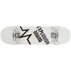 Explosion Board Skateboard - balts cena un informācija | Skrituļdēļi | 220.lv