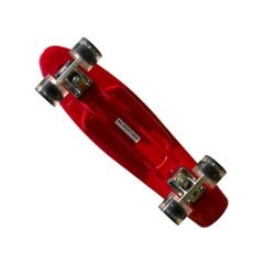 Mini Longboard - sarkans cena un informācija | Skrituļdēļi | 220.lv