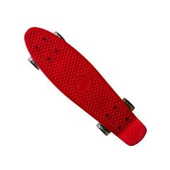 Mini Longboard - sarkans cena un informācija | Skrituļdēļi | 220.lv