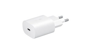 Adapteris Samsung EP-TA800NBEGEU, Balts цена и информация | Зарядные устройства для телефонов | 220.lv