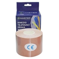 MASTER Kinezioloģijas lente 5 cm x 5 m Brūns cena un informācija | Espanderi | 220.lv