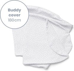 Чехол для кормильной подушки Doomoo Buddy Silver Dots, 180 см цена и информация | Подушки для беременных и кормящих | 220.lv