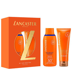 Sauļošanās aizsardzības komplekts Lancaster My Sun Routine: ķermeņa pieniņš SPF50, 175 ml + losjons pēc sauļošanās, 125 ml cena un informācija | Sauļošanās krēmi | 220.lv