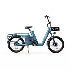 Elektriskais velosipēds OneSport OT01 Cargo, 20", zils cena un informācija | Elektrovelosipēdi | 220.lv