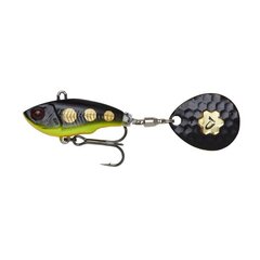 SavageGear Fat Tail Spin 5,5 cm/9g/1-2m Black Magic cena un informācija | Vobleri, ēsmas, vizuļi | 220.lv