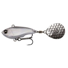 SavageGear Fat Tail Spin 8cm/24g/2-6m White Silver cena un informācija | Vobleri, ēsmas, vizuļi | 220.lv