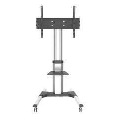 Mobilais TV statīvs 50-92" līdz 70kg ar regulējamu AV plauktu цена и информация | Кронштейны и крепления для телевизоров | 220.lv