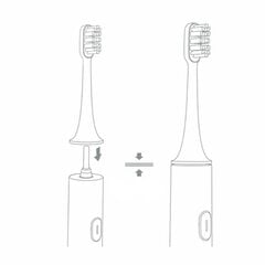 Galvas elektriskajām birstēm Oclean X/X Pro/Z1/F1/One/Air 2/SE, 2gab, melnas (replacement) cena un informācija | Elektriskās zobu birstes | 220.lv