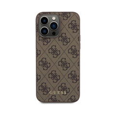 GUESS 4G Gold Logo для iPhone 15 Pro Max (6,7″) - Коричневый цена и информация | Чехлы для телефонов | 220.lv