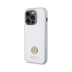 GUESS Strass Metal Logo для iPhone 15 Pro (6,1″) - Серебряный цена и информация | Чехлы для телефонов | 220.lv