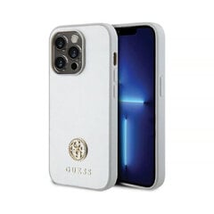 Oriģinālais GUESS Strass Metal Logo iPhone 15 Pro (6,1") — Sudrabs cena un informācija | Telefonu vāciņi, maciņi | 220.lv