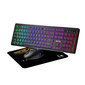 Aula AC208 3in1 2.4G Wireless Combo RGB Tastatūra (EN/RU), Datora Pele, Paliktnis (29x25x2.5cm) Black cena un informācija | Klaviatūras | 220.lv