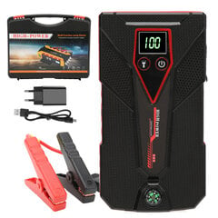 Car Jump Starter Plaša lietojumprogramma 32800mAh Drošs dizains Ātras uzlādes LED lukturītis Automašīnas akumulatora lādētājs 100-240V cena un informācija | Starteri | 220.lv