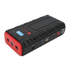 18000 mAh automašīnas iedarbināšanas ierīce viedais digitālais displejs, divi USB porti QC3.0 daudzfunkciju 12V motocikliem 100-240VEU spraudnis cena un informācija | Starteri | 220.lv