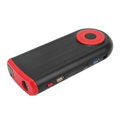 12 000 mAh automašīnas iedarbināšanas starteris QC3.0 ātrā uzlāde 9 aizsardzības līdzekļi 12 V benzīna transportlīdzekļiem ar 5,0 l 100–240 VUS spraudni cena un informācija | Starteri | 220.lv