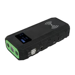 Car Jump Starter 12000mAh akumulatora lādētājs 400A Peak LED digitālais displejs zibspuldze Divi USB porti 12V automašīnām 100-240VEU spraudnis cena un informācija | Starteri | 220.lv