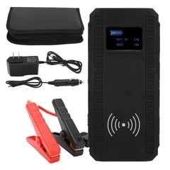 Car Jump Starter 12000mAh akumulatora lādētājs 400A Peak LED digitālais displejs zibspuldze Divi USB porti 12V automašīnām 100-240VUS spraudnis cena un informācija | Starteri | 220.lv