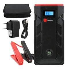 12000mAh Jump Starter 1000A Peak 2 USB porti ar LED gaismas kompasu 12V automašīnām Motocikliem 100-240VEU spraudnis cena un informācija | Starteri | 220.lv