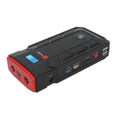 12000mAh Jump Starter 1000A Peak 2 USB porti ar LED gaismas kompasu 12V automašīnām Motocikliem 100-240VEU spraudnis cena un informācija | Starteri | 220.lv