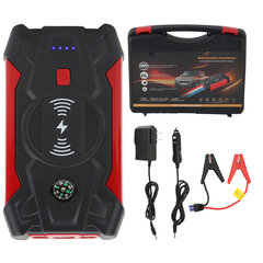 39800mAh Car Jump Starter 1200A automašīnas akumulatora lādētājs ar USB ātro uzlādi 12V automašīnas motocikla 100-240VUS spraudnim cena un informācija | Akumulatoru lādētāji | 220.lv