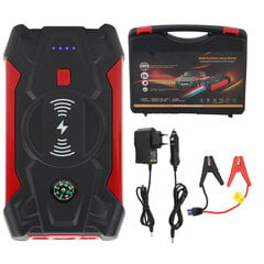 39800mAh Auto Jump Starter 1200A automašīnas akumulatora lādētājs ar USB ātro uzlādi 12V automašīnas motocikla 100-240VEU spraudnim cena un informācija | Starteri | 220.lv