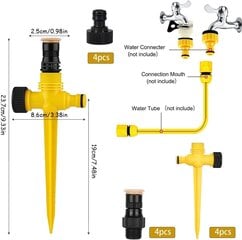 Shengruili Набор из 4 распылителей цена и информация | Садовые бассейны и товары для их ухода | 220.lv