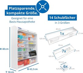 Zāļu skapis Weinberger, 1 gab. cena un informācija | Medicīniskā aprūpe | 220.lv