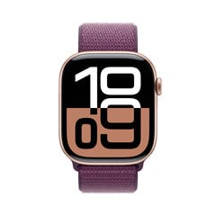 Apple Watch Series 10 GPS + Cellular 46mm Rose Gold Aluminium Case with Plum Sport Loop MWY83ET/A cena un informācija | Viedpulksteņi (smartwatch) | 220.lv