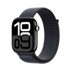 Apple Watch Series 10 GPS + Cellular 46mm Jet Black Aluminium Case with Ink Sport Loop MWY53ET/A cena un informācija | Viedpulksteņi (smartwatch) | 220.lv