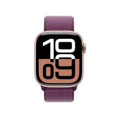 Apple Watch Series 10 GPS + Cellular 42mm Rose Gold Aluminium Case with Plum Sport Loop MWXC3ET/A cena un informācija | Viedpulksteņi (smartwatch) | 220.lv