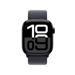 Apple Watch Series 10 GPS + Cellular 42mm Jet Black Aluminium Case with Ink Sport Loop MWX83ET/A цена и информация | Смарт-часы (smartwatch) | 220.lv