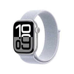 Apple Watch Series 10 GPS 42mm Silver Aluminium Case with Blue Cloud Sport Loop MWWD3ET/A cena un informācija | Viedpulksteņi (smartwatch) | 220.lv