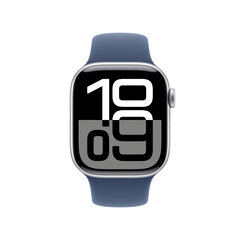 Apple Watch Series 10 GPS + Cellular 42mm Silver Aluminium Case with Denim Sport Band - S/M MWX33ET/A cena un informācija | Viedpulksteņi (smartwatch) | 220.lv