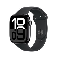 Apple Watch Series 10 GPS 46mm Jet Black Aluminium Case with Black Sport Band - S/M MWWP3ET/A cena un informācija | Viedpulksteņi (smartwatch) | 220.lv