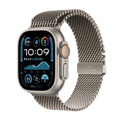 Apple Watch Ultra 3 GPS + Cellular 49mm Titanium Case with Green/Grey Trail Loop - S/M цена и информация | Смарт-часы (smartwatch) | 220.lv