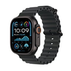 Apple Watch Ultra 2 GPS + Cellular 49mm Black Titanium Case with Black Ocean Band MX4P3EL/A cena un informācija | Viedpulksteņi (smartwatch) | 220.lv