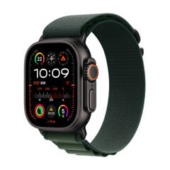 Apple Watch Ultra 2 GPS + Cellular 49mm Black Titanium Case with Dark Green Alpine Loop - Medium MX4R3EL/A cena un informācija | Viedpulksteņi (smartwatch) | 220.lv