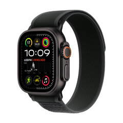 Apple Watch Ultra 2 GPS + Cellular 49mm Black Titanium Case with Black Trail Loop - S/M MX4U3EL/A cena un informācija | Viedpulksteņi (smartwatch) | 220.lv