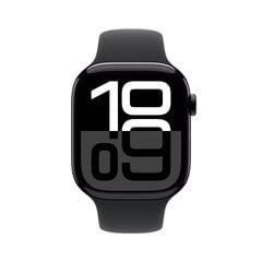 Apple Watch Series 10 GPS + Cellular 46mm Jet Black Aluminium Case with Black Sport Band - S/M MWY33ET/A cena un informācija | Viedpulksteņi (smartwatch) | 220.lv