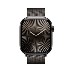 Apple Watch Series 10 GPS + Cellular 46mm Slate Titanium Case with Slate Milanese Loop - M/L MWYW3ET/A cena un informācija | Viedpulksteņi (smartwatch) | 220.lv