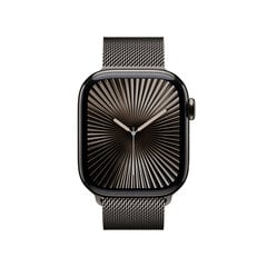 Apple Watch Series 10 GPS + Cellular 42mm Slate Titanium Case with Slate Milanese Loop MX053ET/A цена и информация | Смарт-часы (smartwatch) | 220.lv