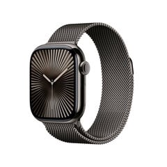 Apple Watch Series 10 GPS + Cellular 42mm Slate Titanium Case with Slate Milanese Loop MX053ET/A цена и информация | Смарт-часы (smartwatch) | 220.lv