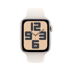 Apple Watch SE GPS 44mm Starlight Aluminium Case with Starlight Sport Band - M/L MXEV3ET/A cena un informācija | Viedpulksteņi (smartwatch) | 220.lv