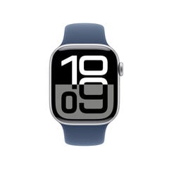 Apple Watch Series 10 GPS + Cellular 42mm Silver Aluminium Case with Denim Sport Band - M/L MWX43ET/A cena un informācija | Viedpulksteņi (smartwatch) | 220.lv