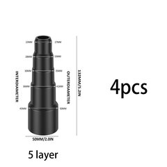 2/3/4/6PCS putekļu sūcēja adapteris Izturīgs vakuuma šļūtenes adapteris Profesionāls nosūkšanas šļūtenes adaptera nomaiņa Atkārtoti lietojams cena un informācija | Putekļu sūcēju piederumi | 220.lv