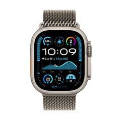 Apple Watch Ultra 2 GPS + Cellular 49mm Natural Titanium Case with Natural Titanium Milanese Loop - L MX5T3UL/A cena un informācija | Viedpulksteņi (smartwatch) | 220.lv