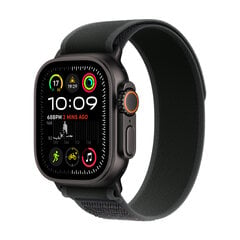 Apple Watch Ultra 2 GPS + Cellular 49mm Black Titanium Case with Black Trail Loop - M/L MX4V3UL/A cena un informācija | Viedpulksteņi (smartwatch) | 220.lv